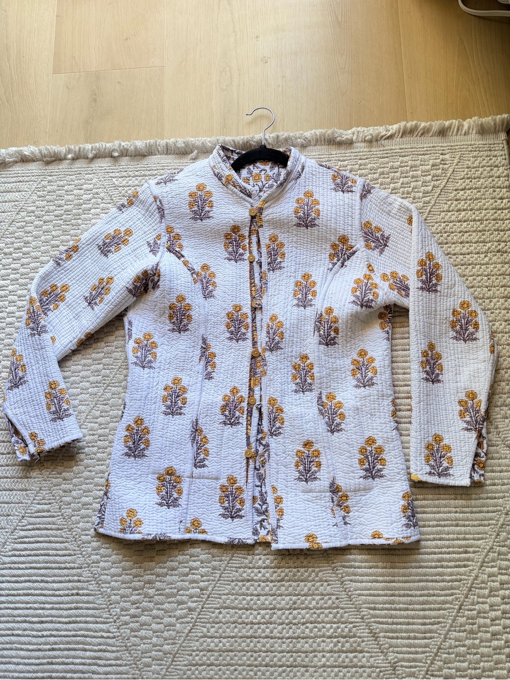 Quilted Jacket reversible, missing tags fits like a Medium